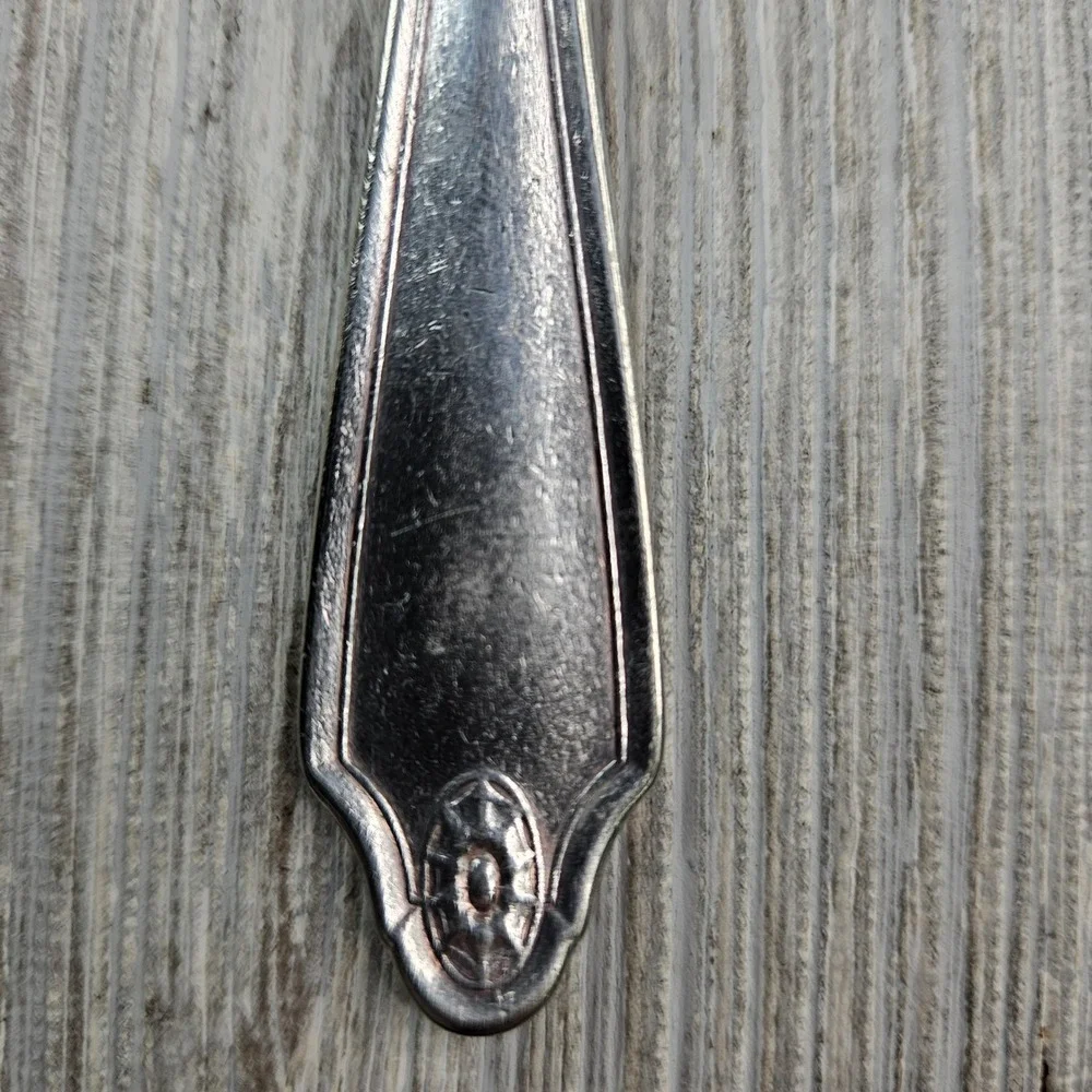 Oneida Georgian 1912 Silverplate Forks Spoons Flatware Set‎ 9 Pieces Vintage